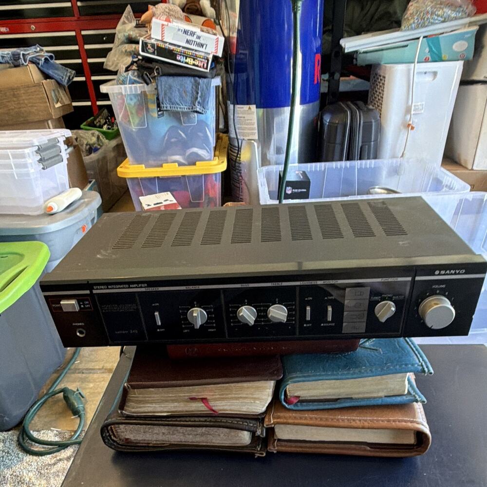 Vintage Sanyo JA 540 Stereo Integrated Amplifier Made In Japan TESTED VGC